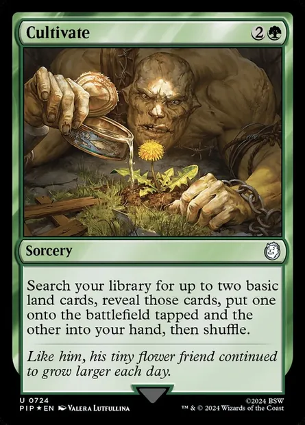 Cultivate, Magic card PIP 724 — Fallout set