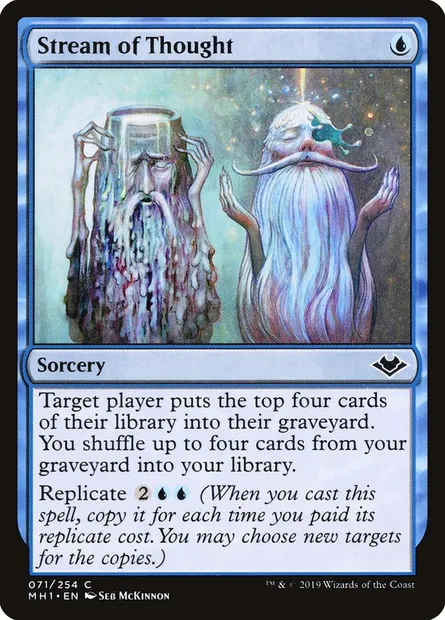 Stream of Thought, Magic card MH1 71 — Modern Horizons set