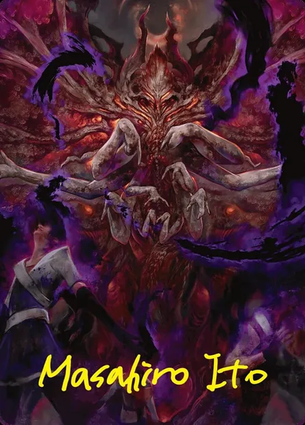 Damnation // Damnation, carte Magic ADSK 53 — extension Duskmourn: House of Horror Art Series