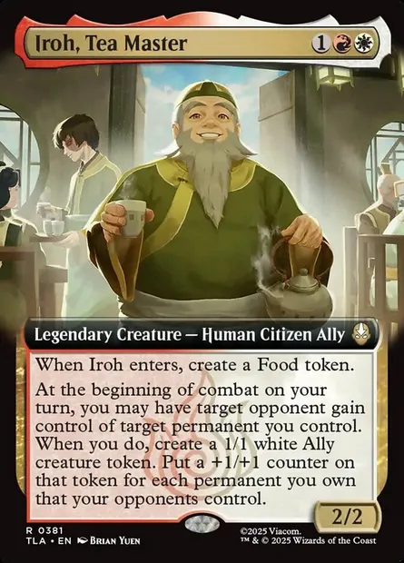Iroh, Tea Master, Magic card TLA 381 — Avatar: The Last Airbender set