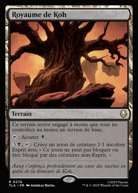 Royaume de Koh, carte Magic TLA 276 — extension Avatar: The Last Airbender