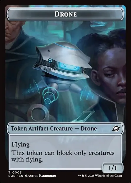 Drone, Magic card TEOE 3 — Edge of Eternities Tokens set