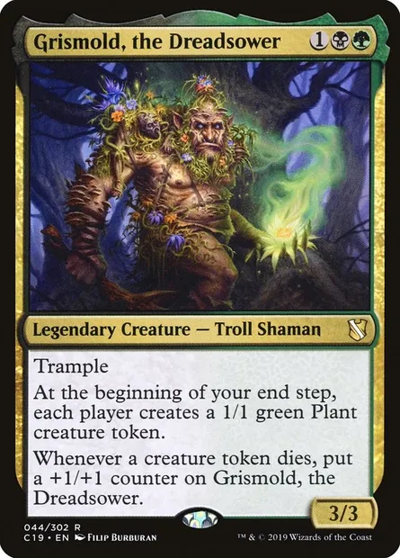 Grismold, the Dreadsower, Magic card C19 44 — Commander 2019 set