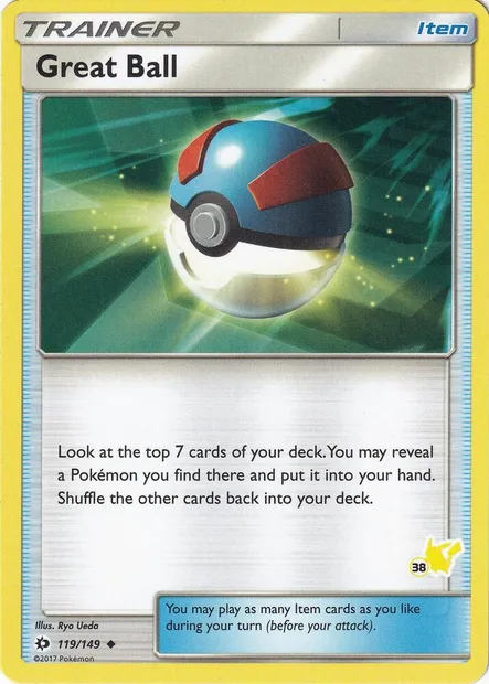 Great Ball, Pokémon card BA20 119p-38 — Battle Academy 2020 set