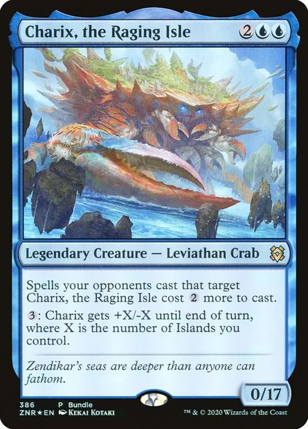 Charix, the Raging Isle, Magic card ZNR 386 — Zendikar Rising set