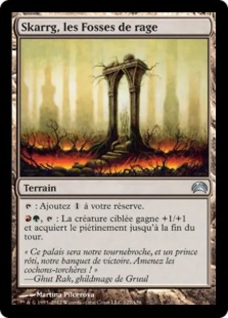 Skarrg, les Fosses de rage, carte Magic PC2 127 — extension Planechase 2012