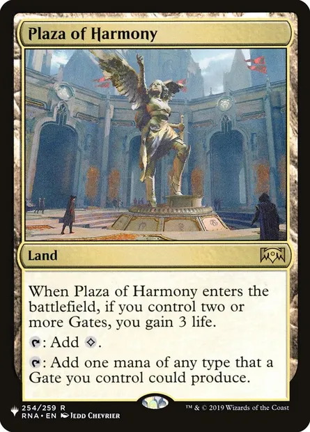 Place de l'Harmonie, carte Magic PLST RNA-254 — extension The List