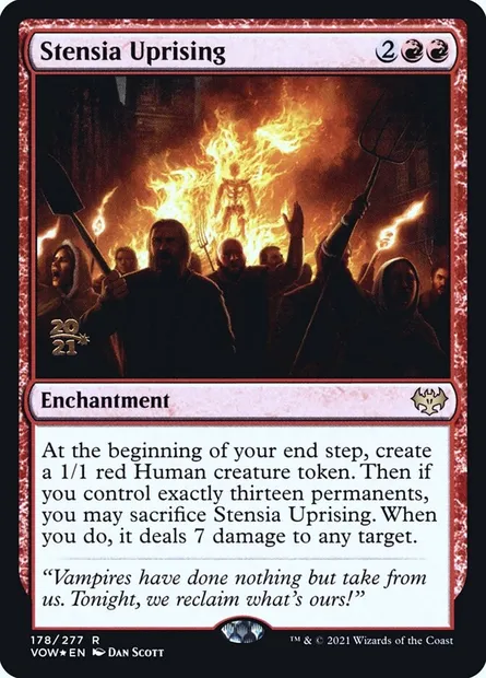 Stensia Uprising, Magic card PVOW 178s — Innistrad: Crimson Vow Promos set