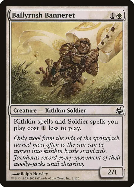 Ballyrush Banneret, Magic card MOR 1 — Morningtide set