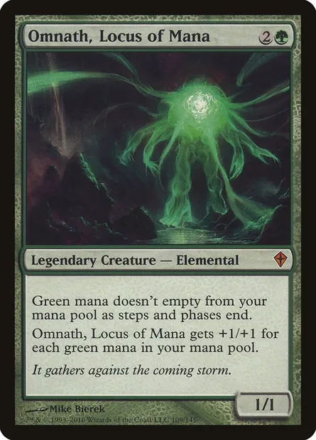 Omnath, Locus of Mana, Magic card WWK 109 — Worldwake set