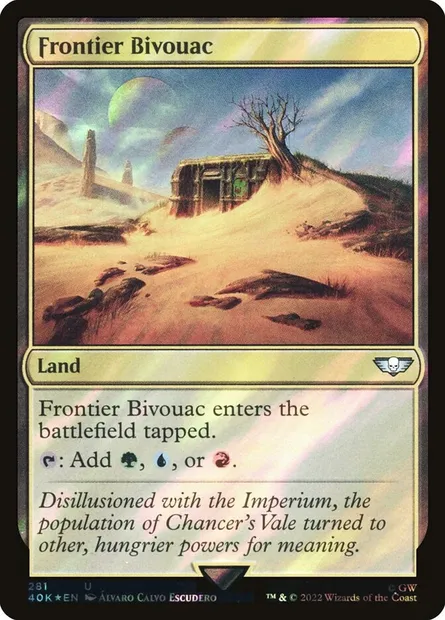 Frontier Bivouac, Magic card 40K 281★ — Warhammer 40,000 Commander set