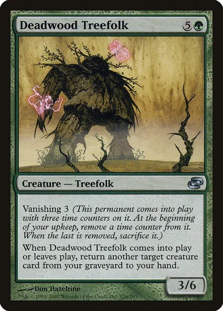 Deadwood Treefolk, Magic card PLC 126 — Planar Chaos set