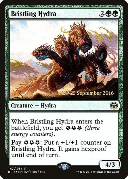 Bristling Hydra, Magic card PKLD 147s — Kaladesh Promos set