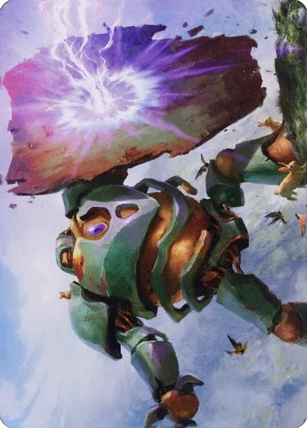 Walking Bulwark // Walking Bulwark, carte Magic ADMU 58 — extension Dominaria United Art Series