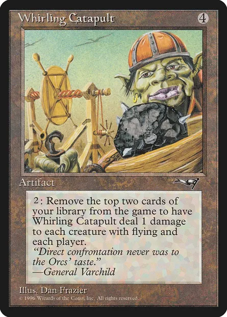 Whirling Catapult, Magic card ALL 136 — Alliances set