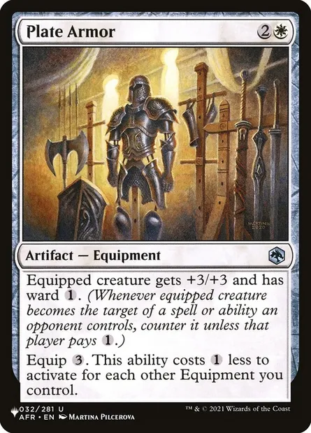 Plate Armor, Magic card PLST AFR-32 — The List set