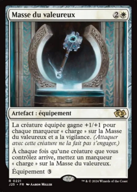 Masse du valeureux, carte Magic J25 221 — extension Foundations Jumpstart
