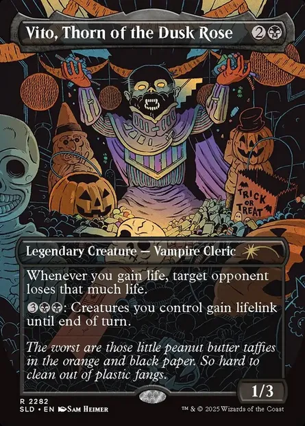 Vito, Thorn of the Dusk Rose, Magic card SLD 2282 — Secret Lair Drop set