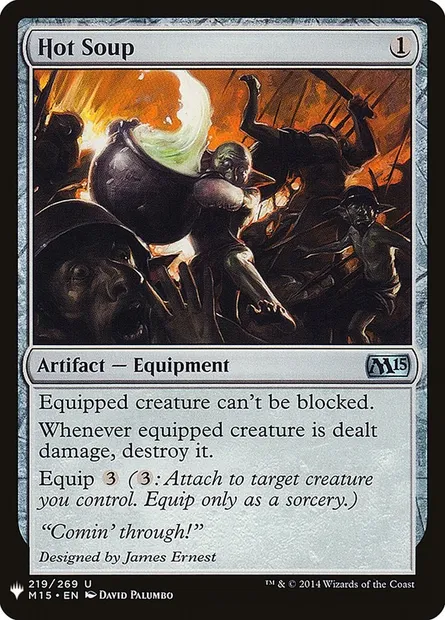 Hot Soup, Magic card PLST M15-219 — The List set