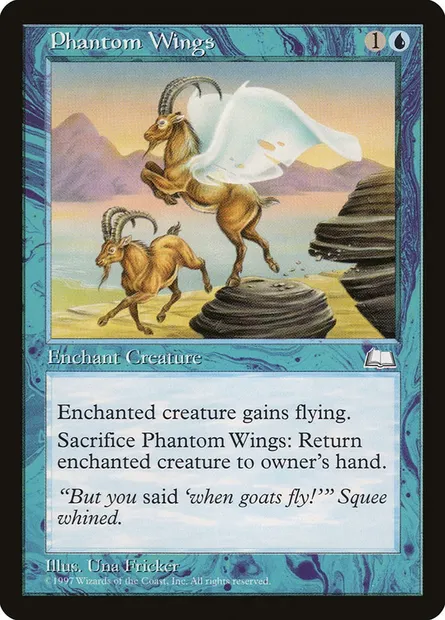 Phantom Wings, Magic card WTH 49 — Weatherlight set