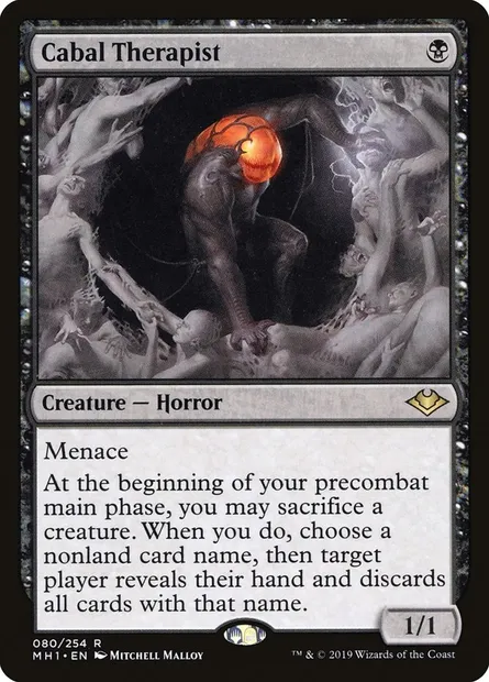 Cabal Therapist, Magic card MH1 80 — Modern Horizons set