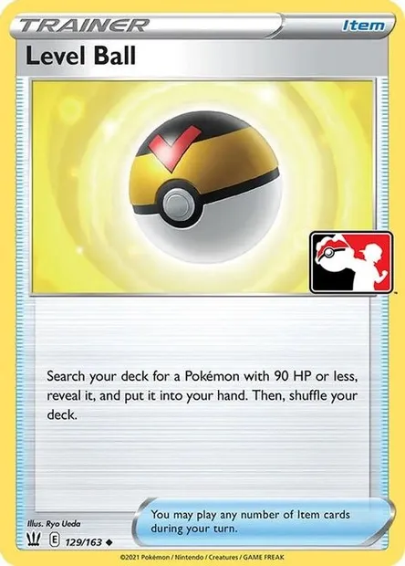 Niveau Ball, carte Pokémon PPS 129 — extension Play! Pokémon Prize Pack Series