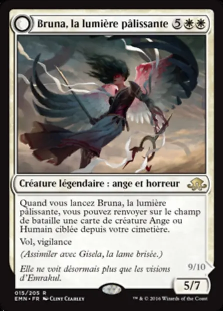 Bruna, la lumière pâlissante, carte Magic EMN 15 — extension La lune hermétique