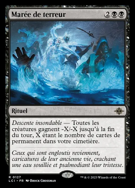 Marée de terreur, carte Magic LCI 127 — extension The Lost Caverns of Ixalan