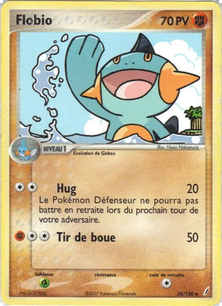 Flobio, carte Pokémon CG 38 — extension EX Gardiens de Cristal