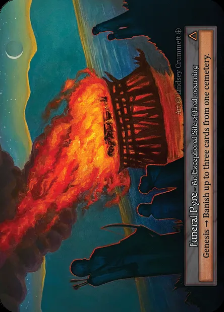 Funeral Pyre, carte Sorcery ATH 201 — extension Arthurian Legends