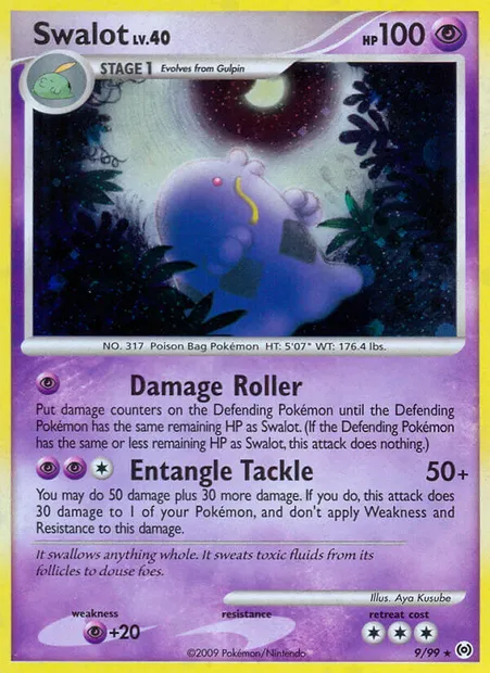 Swalot, Pokémon card AR 9 — Arceus set