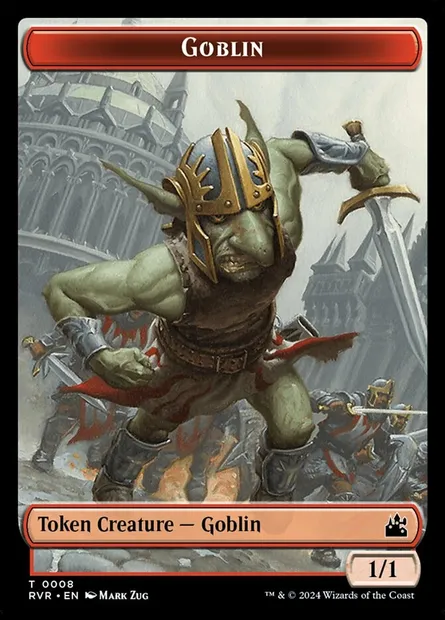 Goblin, Magic card TRVR 8 — Ravnica Remastered Tokens set