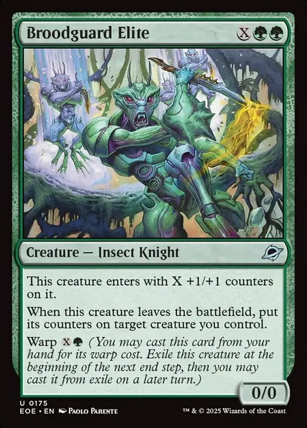Broodguard Elite, Magic card EOE 175 — Edge of Eternities set