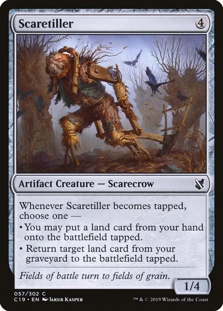 Scaretiller, Magic card C19 57 — Commander 2019 set