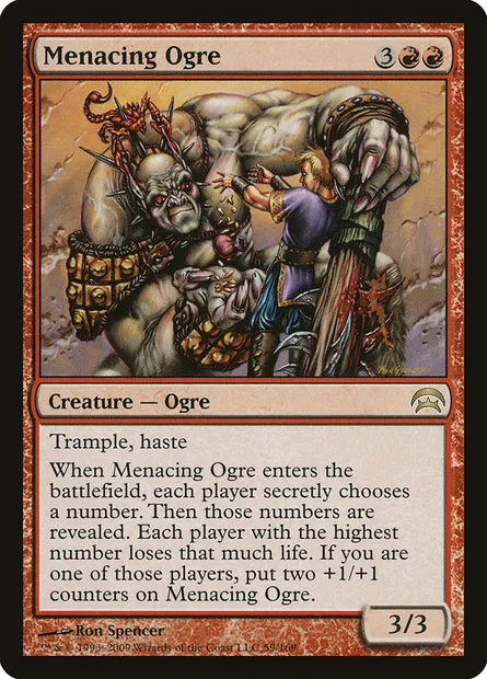 Ogre menaçant, carte Magic HOP 59 — extension Planechase