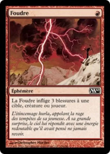Foudre, carte Magic M10 146 — extension Magic 2010