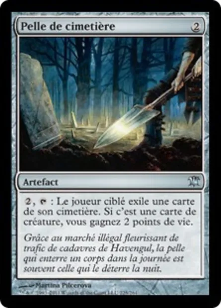Pelle de cimetière, carte Magic ISD 225 — extension Innistrad