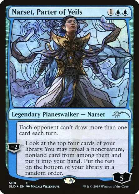 Narset, déchireuse des voiles, carte Magic SLD 508 — extension Secret Lair Drop
