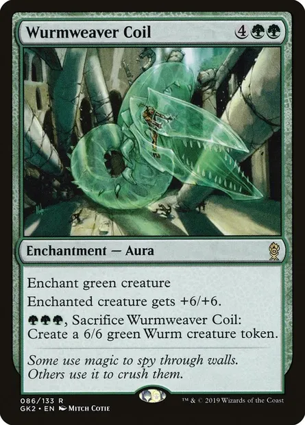 Wurmweaver Coil, Magic card GK2 86 — RNA Guild Kit set