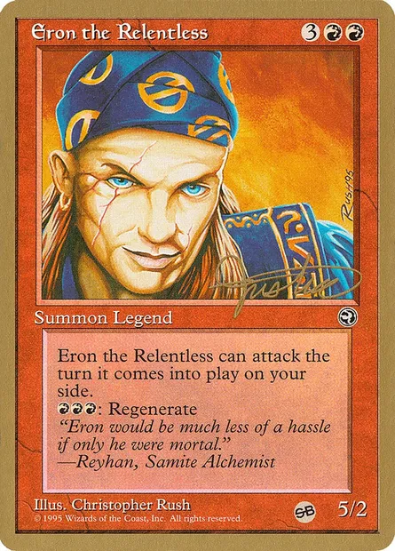 Eron the Relentless, Magic card PTC mj73sb — Pro Tour Collector Set set