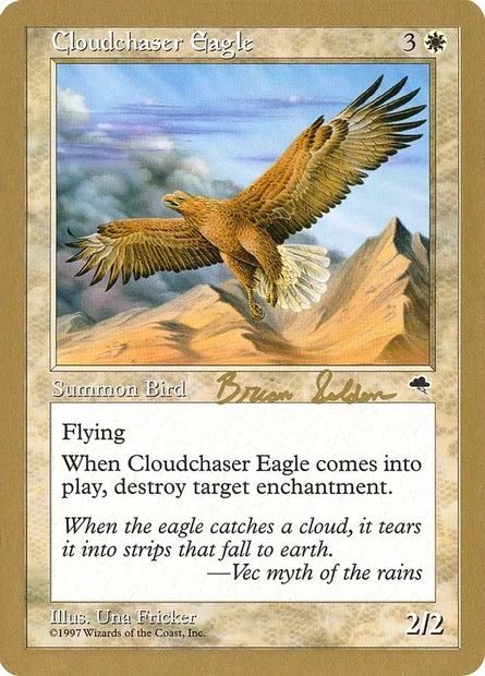Aigle chasse-nuages, carte Magic WC98 bs15 — extension World Championship Decks 1998