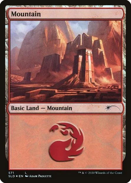 Mountain, Magic card SLD 571 — Secret Lair Drop set