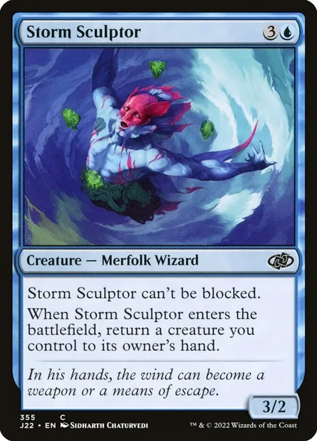 Storm Sculptor, Magic card J22 355 — Jumpstart 2022 set