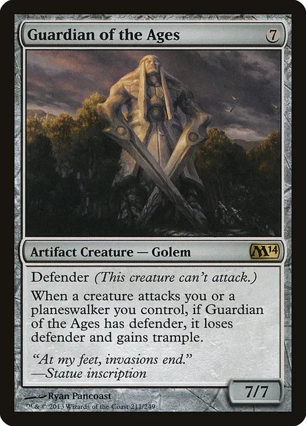 Guardian of the Ages, Magic card M14 211 — Magic 2014 set
