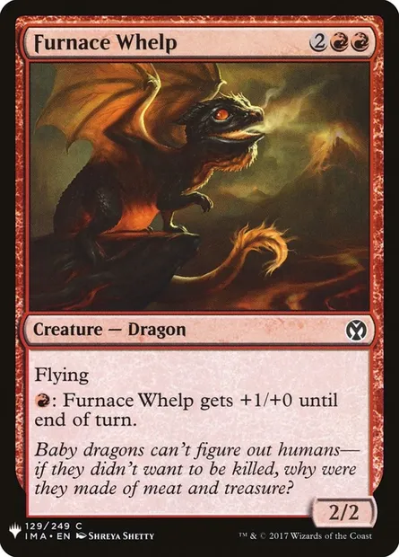 Furnace Whelp, Magic card PLST IMA-129 — The List set