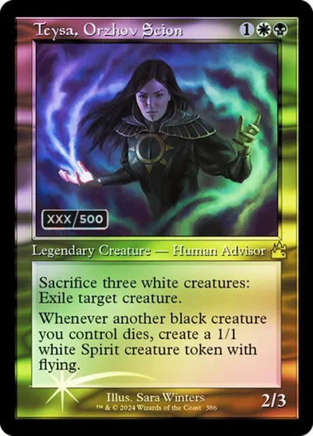 Teysa, scion d'Orzhov, carte Magic RVR 386z — extension Ravnica Remastered