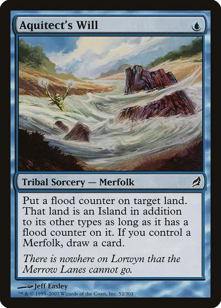 Aquitect's Will, Magic card LRW 52 — Lorwyn set