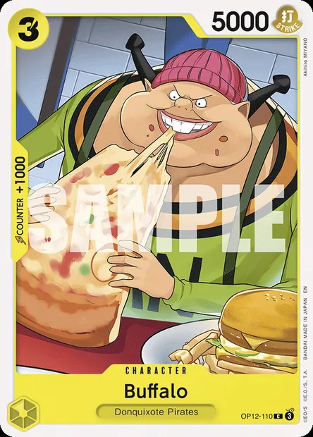 Buffalo, One Piece card OP12-110 — LEGACY OF THE MASTER set