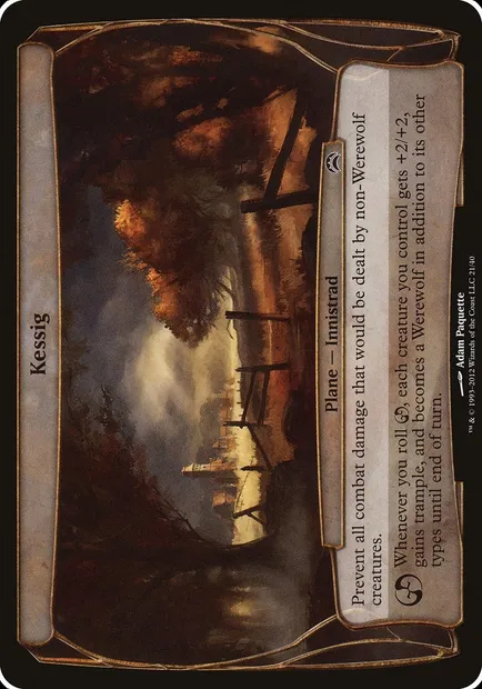 Kessig, Magic card OPC2 21 — Planechase 2012 Planes set