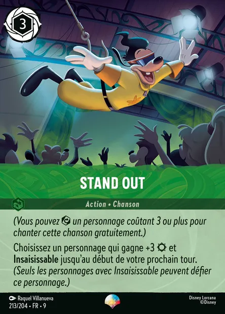 Stand Out, carte Disney Lorcana CH9-213 — extension Fabuleux